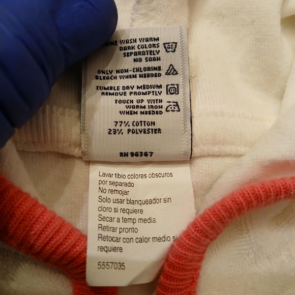 Girls OshKosh Sleeveless Hoodie Sweater Size 4 - Picture 10 of 13